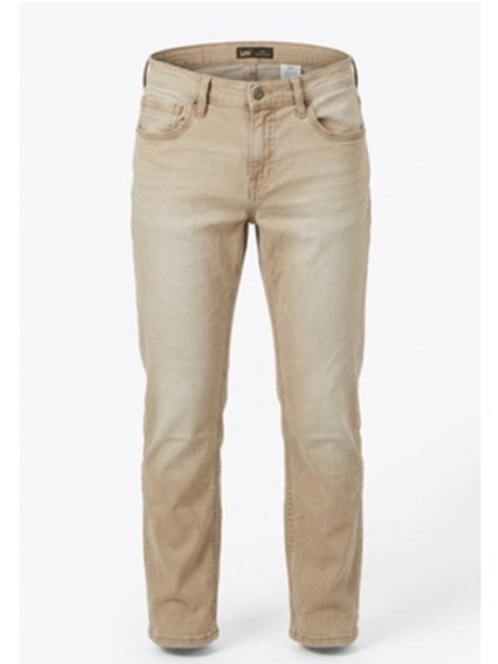 BKE Jake Straight Jeans Regular Khaki Stretch Comfort Denim Men's Size 29L